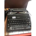 A Hermes 2000 typerwriter Catalogue only, live bidding available via our website. If you require P&P