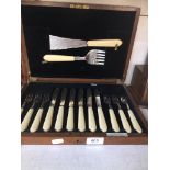 A vintage canteen of cutlery Catalogue only, live bidding available via our website. If you