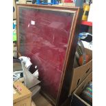 A glazed display cabinet. Catalogue only, live bidding available via our website. If you require P&P