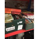 Two boxes of books Catalogue only, live bidding available via our website. If you require P&P please