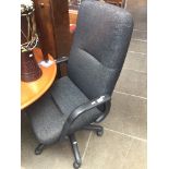 An office swivel chair Catalogue only, live bidding available via our website. If you require P&P