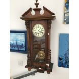 A weight driven Viennese wall clock