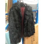 A faux fur jacket Catalogue only, live bidding available via our website. If you require P&P
