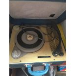 A Regentone portable record player Catalogue only, live bidding available via our website. If you