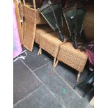 A set of 10 wicker high back chairs Catalogue only, live bidding available via our website. If you