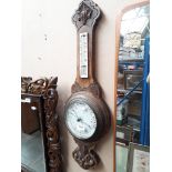 Aneroid barometer. Catalogue only, live bidding available via our website. If you require P&P please