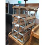 A Farrow & Jackson London bottle rack Catalogue only, live bidding available via our website. If you