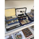 various boxed cutlery Catalogue only, live bidding available via our website. If you require P&P