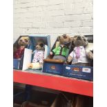 Four Compare the Market Meerkat toys Catalogue only, live bidding available via our website. If