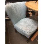 A blue nursing chair Catalogue only, live bidding available via our website. If you require P&P