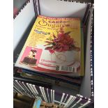 A box of cake making books and magazines Catalogue only, live bidding available via our website.