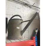 A galvanised watering can Catalogue only, live bidding available via our website. If you require P&P