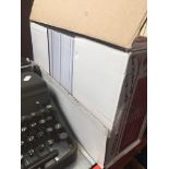 A box of approx 500 envelopes 110x220 mm Catalogue only, live bidding available via our website.