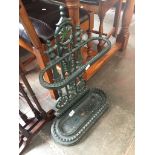 A cast metal stick stand Catalogue only, live bidding available via our website. If you require P&