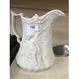 Port Merion Parian ware jug Catalogue only, live bidding available via our website. If you require