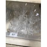 A box of glassware Catalogue only, live bidding available via our website. If you require P&P please