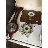 3 barometers Catalogue only, live bidding available via our website. If you require P&P please
