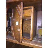 An oak 1930s smoking cabinet - empty Catalogue only, live bidding available via our website. If