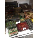 Various vintage tins Catalogue only, live bidding available via our website. If you require P&P