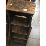 A set of wooden stepladders. Catalogue only, live bidding available via our website. If you