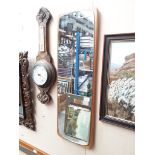 A rectangular mirror. Catalogue only, live bidding available via our website. If you require P&P