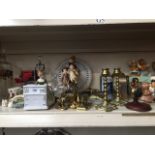 Brass and glass ornaments etc. Catalogue only, live bidding available via our website. If you