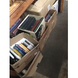 9 boxes of books. Catalogue only, live bidding available via our website. If you require P&P