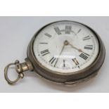 A paircased silver pocket watch