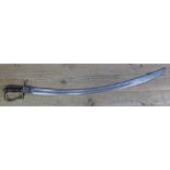 A late 19th century German made Ethiopian calvalry sword, total length 92cm.