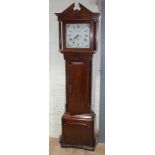 A 30 hour long case clock by Houghton of Chorley.