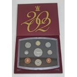 Elizabeth II 2002 proof set, boxed with booklet.