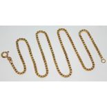 An Italian 9ct gold chain, marked '375' with UK import marks, length 44cm, wt. 5.56g.