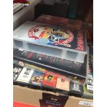 A box of vintage heavy metal VHS tapes Catalogue only, live bidding available via our website.