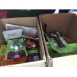 2 boxes of Halloween items including face paints Catalogue only, live bidding available via our