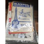 A collection of 1960's Man United - away football programmes. Catalogue only, live bidding available