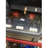 A Philips reel to reel player Catalogue only, live bidding available via our website. Please note if