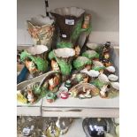 Collection of Fauna pottery etc. Catalogue only, live bidding available via our website. Please note
