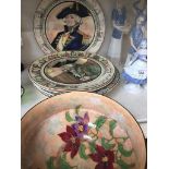 Seven Royal Doulton plates and a bowl Catalogue only, live bidding available via our website. Please