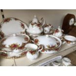 Royal Albert Old Country Roses china 38 pieces Catalogue only, live bidding available via our