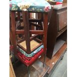 Three stools Catalogue only, live bidding available via our website. Please note if you require P&