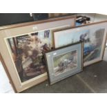 3 railway related prints, one ltd edition signed by Terence Cuneo. Catalogue only, live bidding