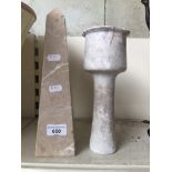 An obelisk and an alabaster vessel Catalogue only, live bidding available via our website. Please