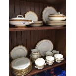 56 pieces of Royal Worcester Ambassador dinnerware Catalogue only, live bidding available via our