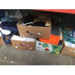 5 boxes of misc clothing. Catalogue only, live bidding available via our website. Please note if you