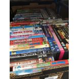 A box of DVD's Catalogue only, live bidding available via our website. Please note if you require