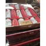 Three boxes of christmas crackers Catalogue only, live bidding available via our website. Please