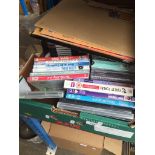 A box of DVDs, videos, CDs etc Catalogue only, live bidding available via our website. Please note