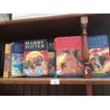 A collection of Harry Potter books. Catalogue only, live bidding available via our website. Please