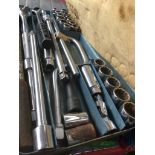 A large socket set Catalogue only, live bidding available via our website. Please note if you