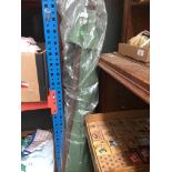 A garden parasol. Catalogue only, live bidding available via our website. Please note if you require